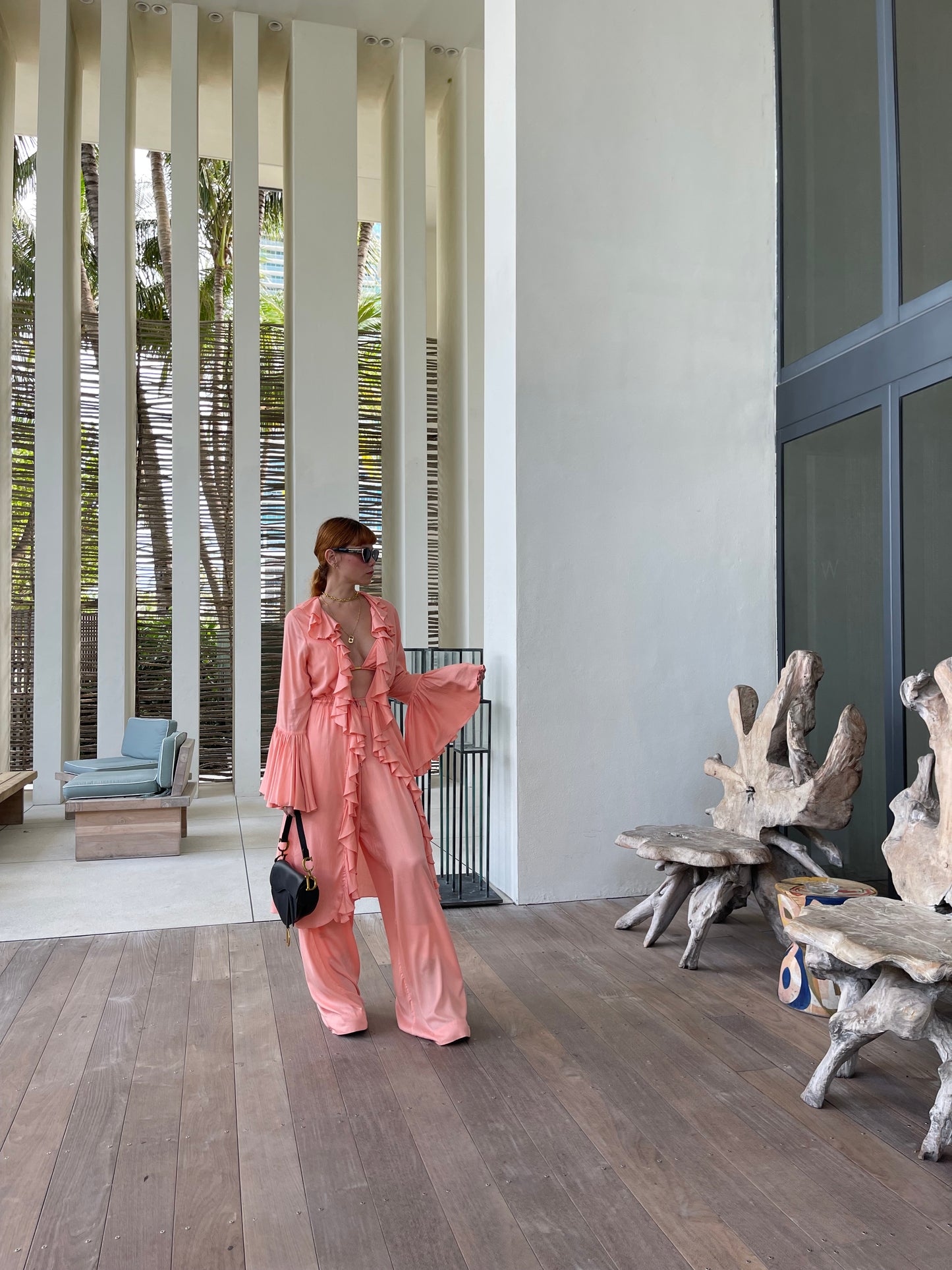 Long Ruffled Overlay