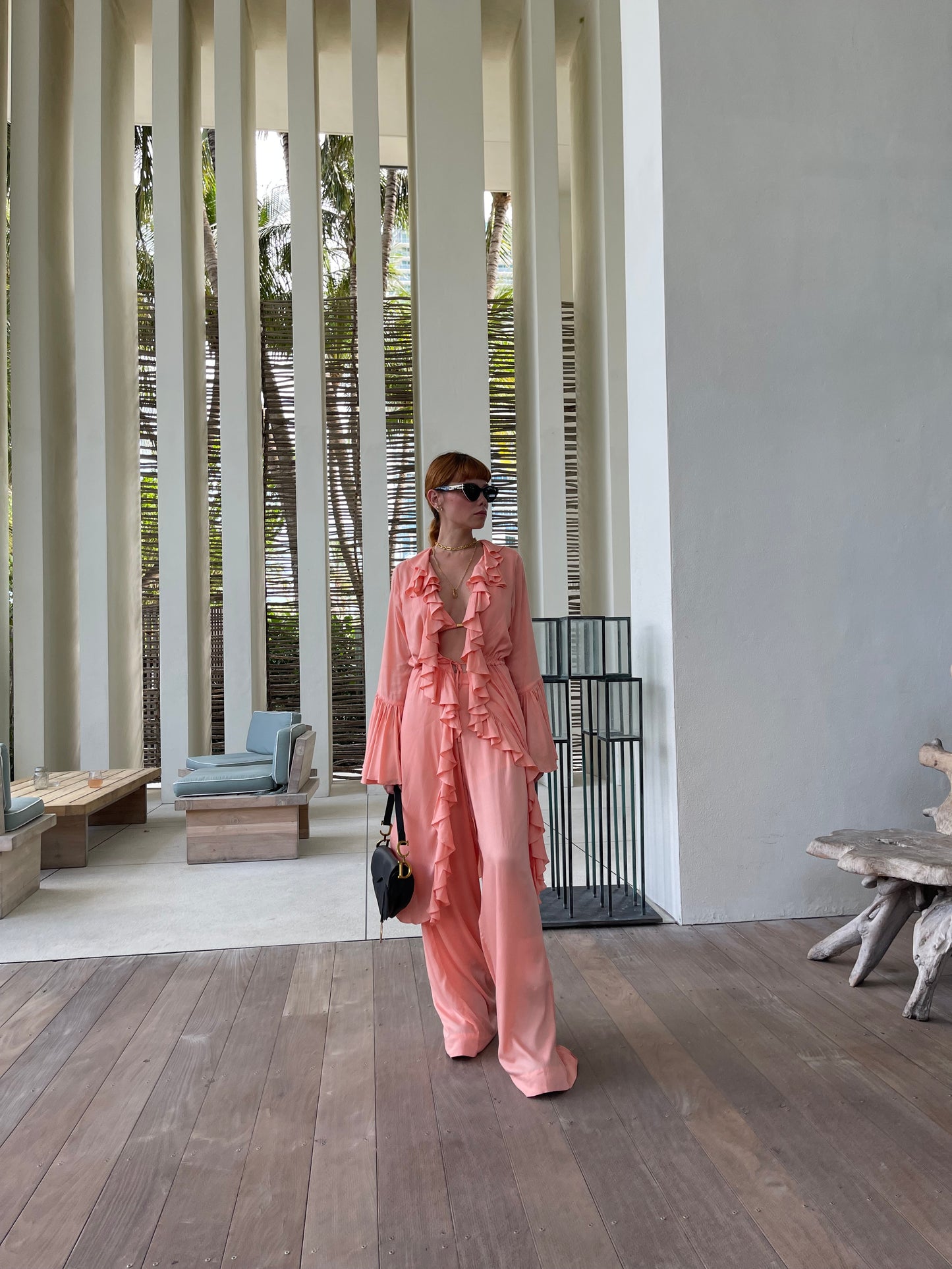 Long Ruffled Overlay