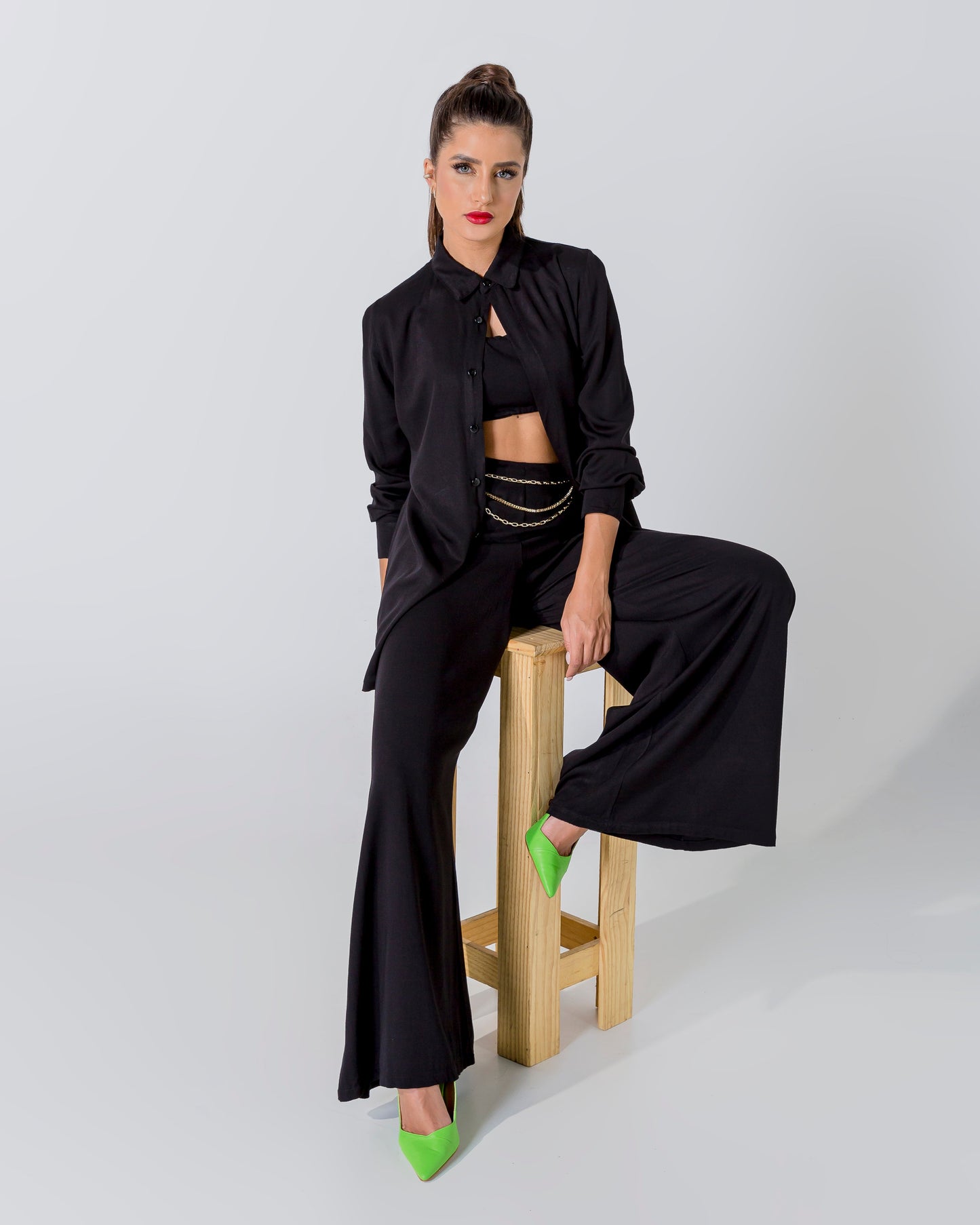 Elastic Back detail Top