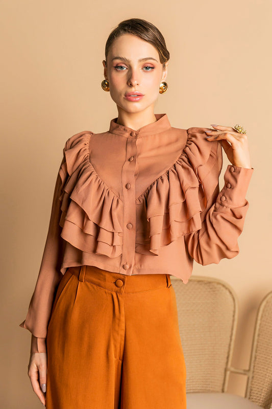 Romantic Ruffled Blouse